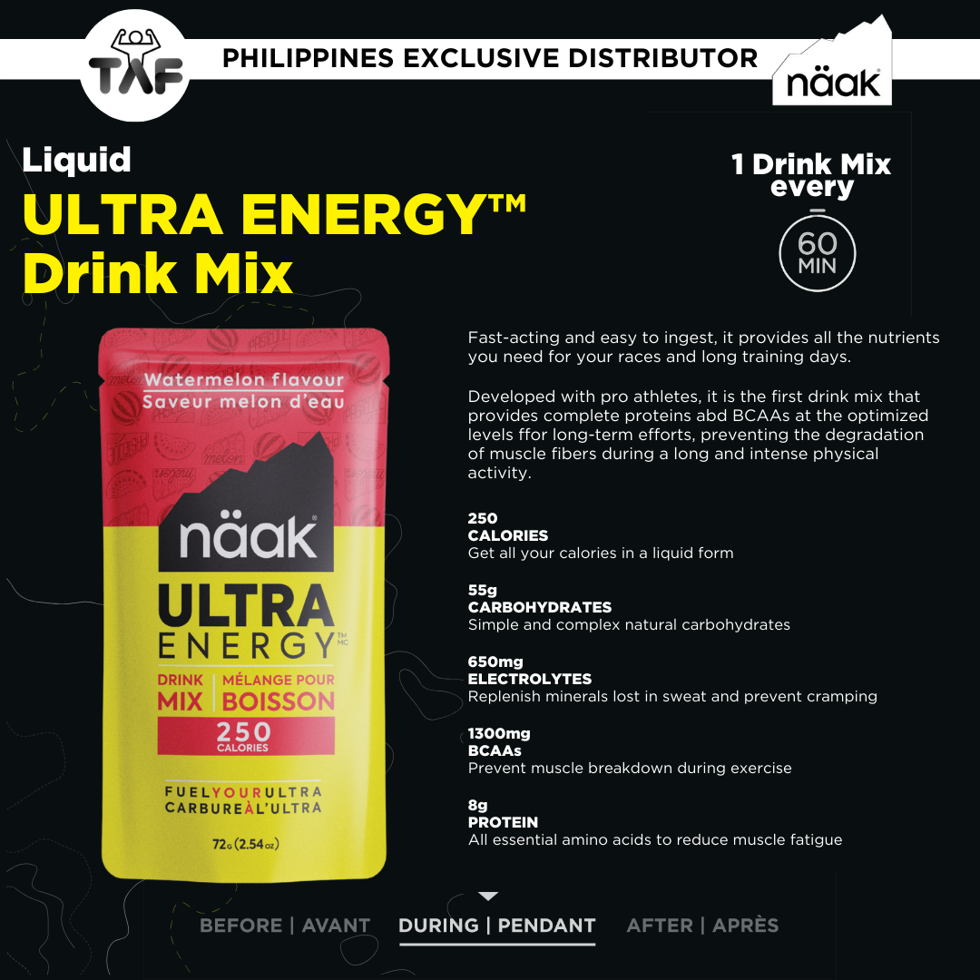 Naak Ultra Energy Drink Mix - 72g Single Packet - Peach Apricot