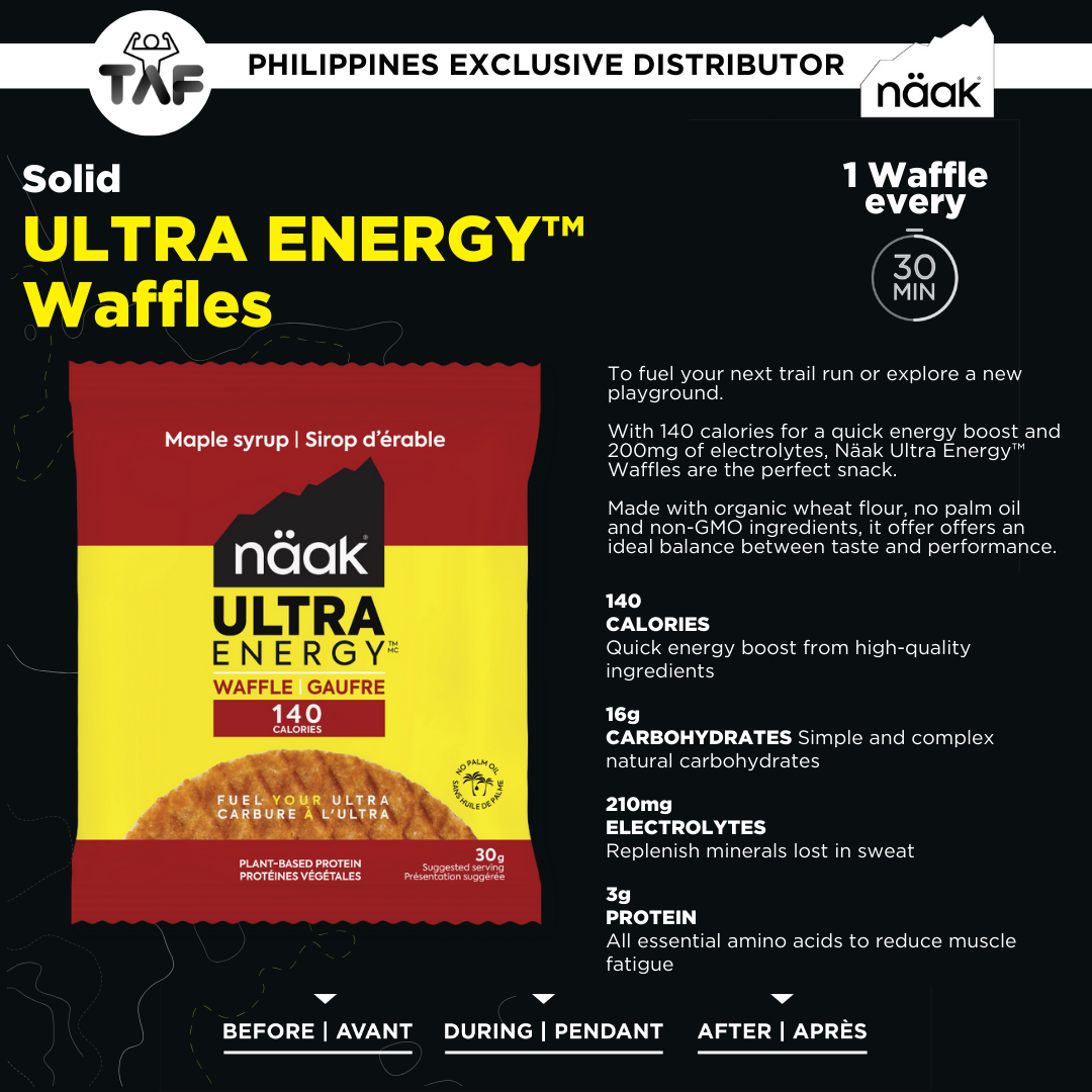 Naak Ultra Energy Waffle 30g - Maple Syrup